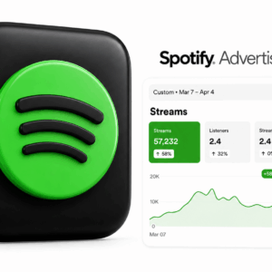 Acheter des streams Spotify via campagne publicitaire ciblée - Promotion Musicale